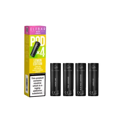 Elf Bar 4in1 Lemon Edition Pods (4 Pack) - Strength#20mg