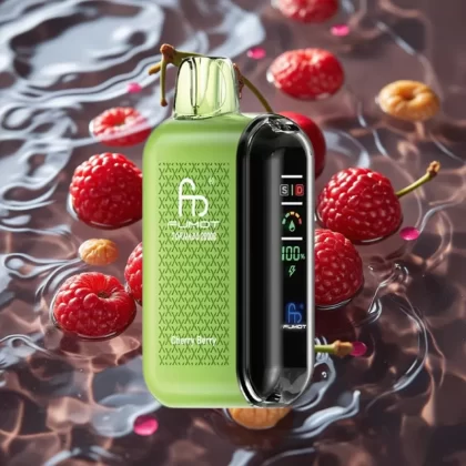 Fumot Tornado 20000 Puffs Cherry Berry Disposable Vape with Dual Mesh Coil & Smart Display - Bangvapeaustralia