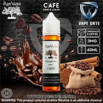 Cafe - 60ml E liquid by Ripe Vape - 6 mg / 60 ml