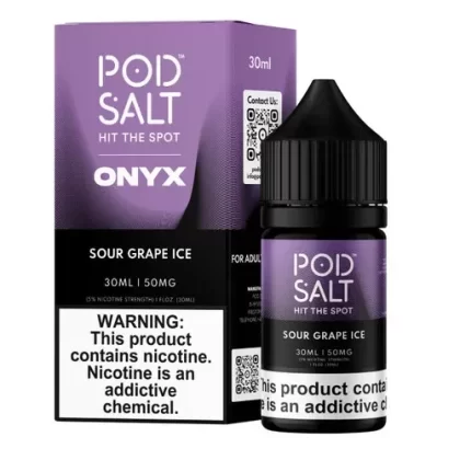 Pod Salt Onyx Sour Grape Ice 30ml Salt E-Juice