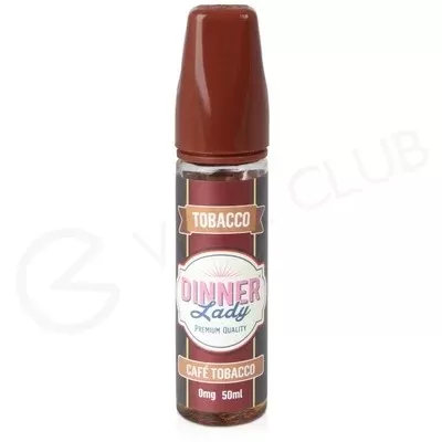 Cafe Tobacco Shortfill E-liquid by Dinner Lady 50ml