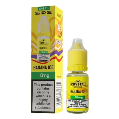 SKE Crystal Banana Ice Nic Salt E-liquid - Vape Product, Vape Product