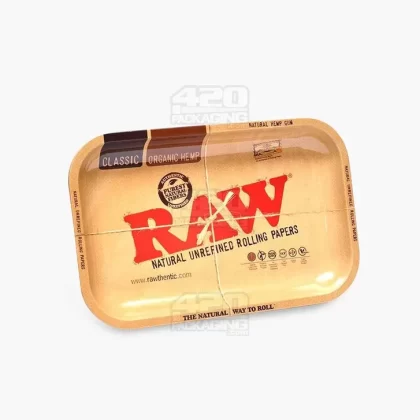 RAW | Classic Rolling Tray | 11in x 7in – Small – Metal