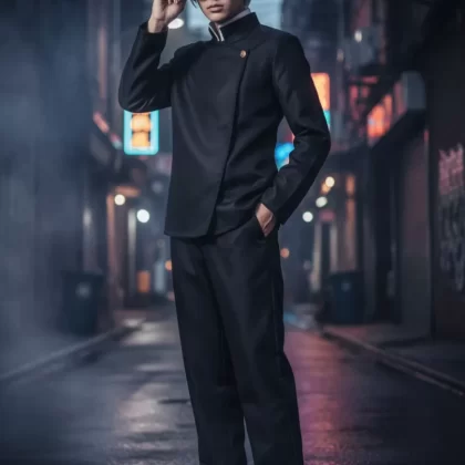 Gojo Satoru Style Costume Jujutsu Sorcerer Cosplay Outfit