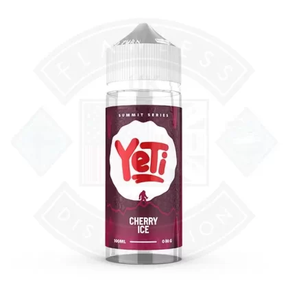 Yeti Summit Series – Cherry Ice 0mg 100ml Shortfill - Eliquidsupply