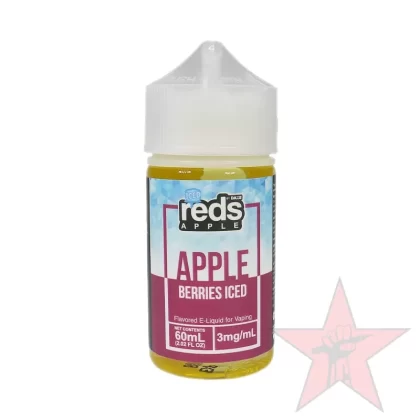 7Daze – Reds Berries Iced – 100mL - Vape Product, Vape Product