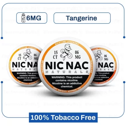 Buy Nic Nac Tangerine 6mg Nicotine Pouch Online | Nic Nac - Vape Store