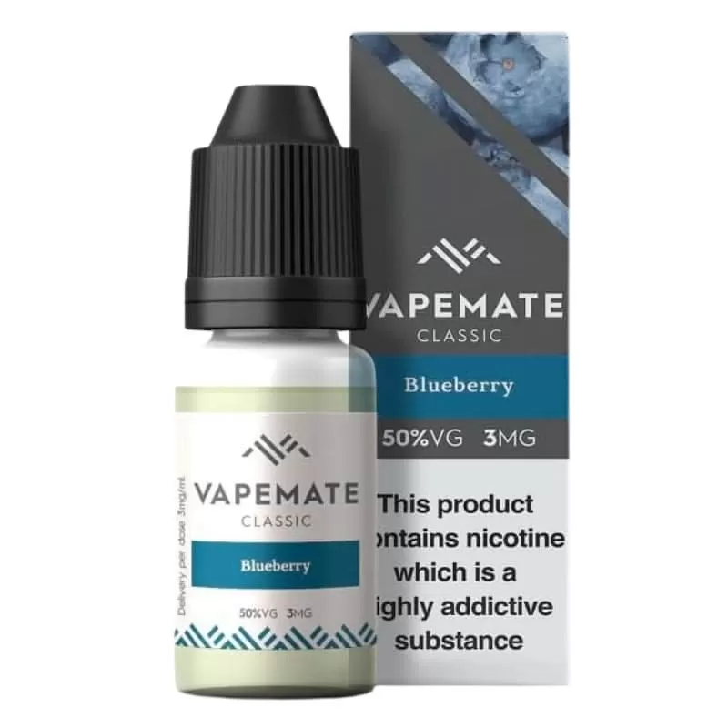 Blueberry E-Liquid by Vapemate (10ml)