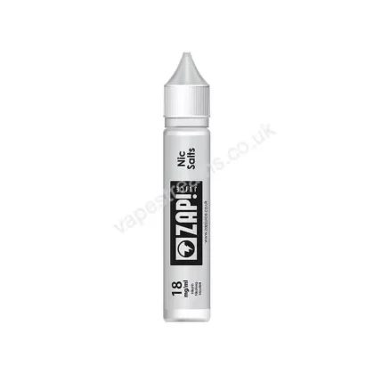 ZAP! Salt Nic Booster Shot 10ml Bottle – 18mg Nicotine Shot - Vapestreams Co