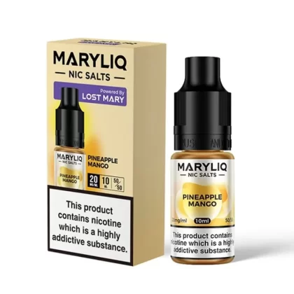 Pineapple Mango Nic Salt E-Liquid by Lost Mary Maryliq (10ml)