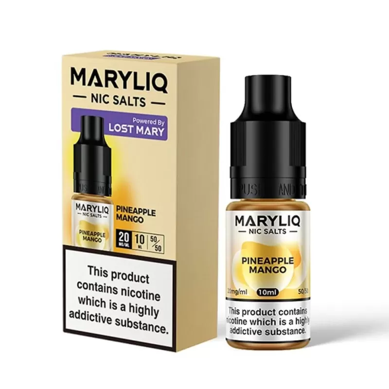 Pineapple Mango Nic Salt E-Liquid by Lost Mary Maryliq (10ml)