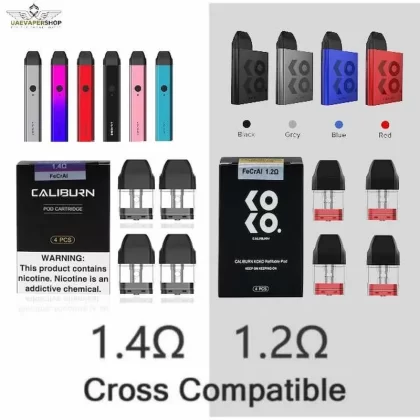 Uwell Pod Replacement 4-Pack Buy Caliburn KoKo Pods Best Shop