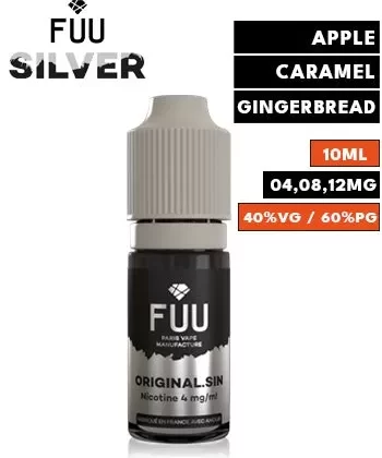 Original Sin eLiquid by FUU Silver - 00mg / 10ml