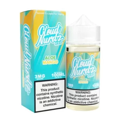 Sale $11.00 – Aloe Mango Iced by Cloud Nurdz TFN 100mL