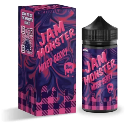 Jam Monster Premium E-Liquid 100ml - Peach / 0mg