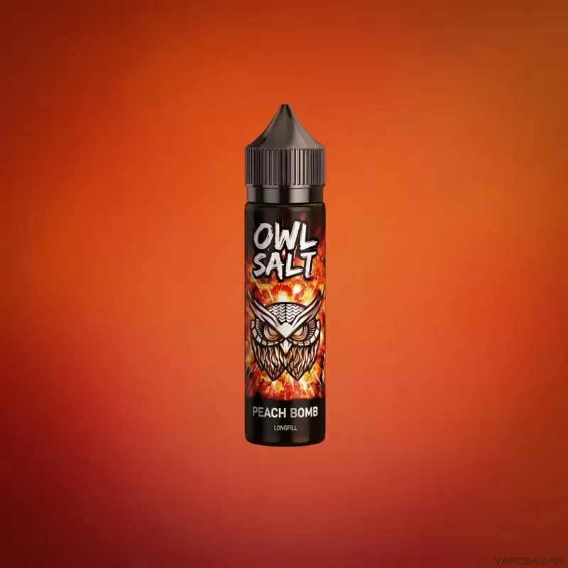 OWL Salt Longfill Peach Bomb Aroma 10ml in 60ml - 0 mg/ml; Vape Product; Vape Product (D27F96) - Image 2