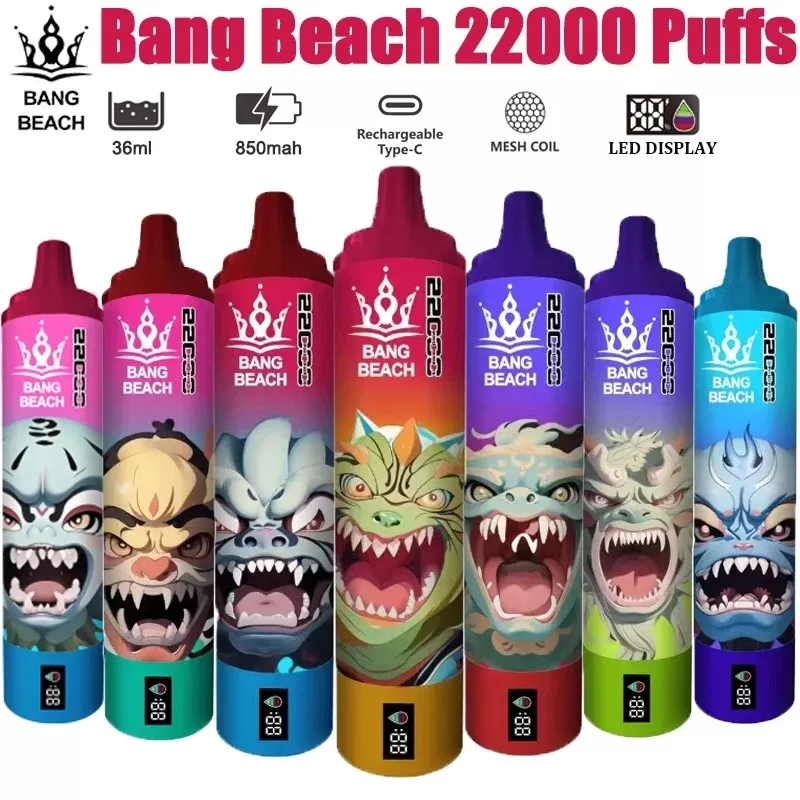 Original Bang Beach Disposable Vape Pen 22000 Puffs ( Worldwide)
