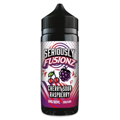 Doozy Seriously Fusionz 100ml E-Liquid Shortfill Cherry Sour Raspberry - Title#0mg