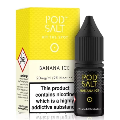 Banana Ice By Pod Salt 10ml - Nicotine Strength#20mg (Salt)>11mg (Salt)