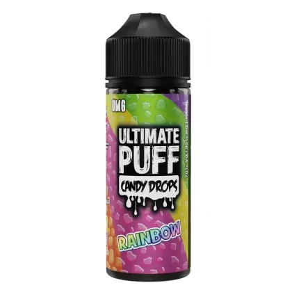 Ultimate Puff Candy Drops Rainbow 100ml Shortfill E-Liquid - Ecigpremium