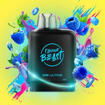 Level X G2 Ultra Flavour Beast Gushin Series Pods – Blue Razz, 50K Puffs