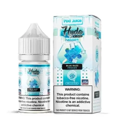 Blue Razz Freeze Nicotine Salt by Pod Juice X Hyde - Vape Product; Vape Product, Vape Product