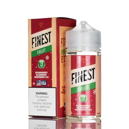 Finest E-Liquid - Fruit Edition - Strawberry Blueberry Raspberry Ice - 100mL (DISCONTINUED) - 6mg