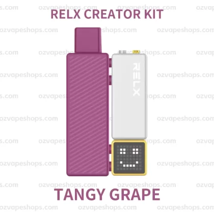 RELX Creator Device+Pod – Tangy Grape - Ozvapeone (E7C978)