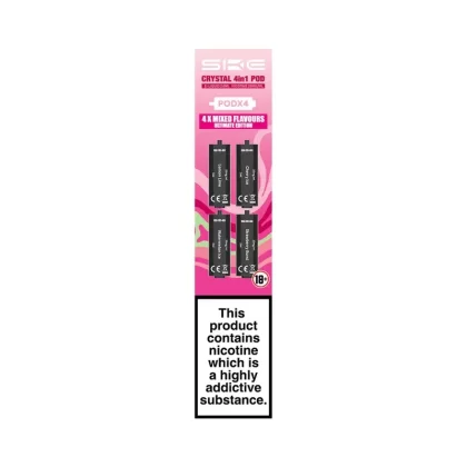 SKE Crystal 4in1 Ultimate Edition Multi-Flavour Pods (4 Pack) - Nicotine Strength#20mg