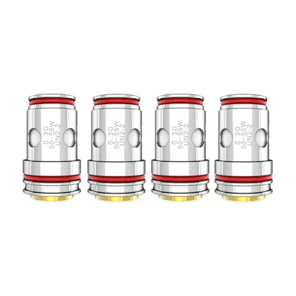 UWELL Crown V Replacement Coil (4pcs) - UN2 0.23 ohm, UN2-2 0.3 ohm
