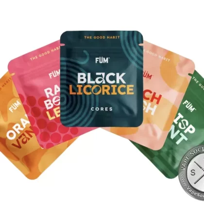 FÜM Flavor Core - Black Licorice, Cinnamon Hearts