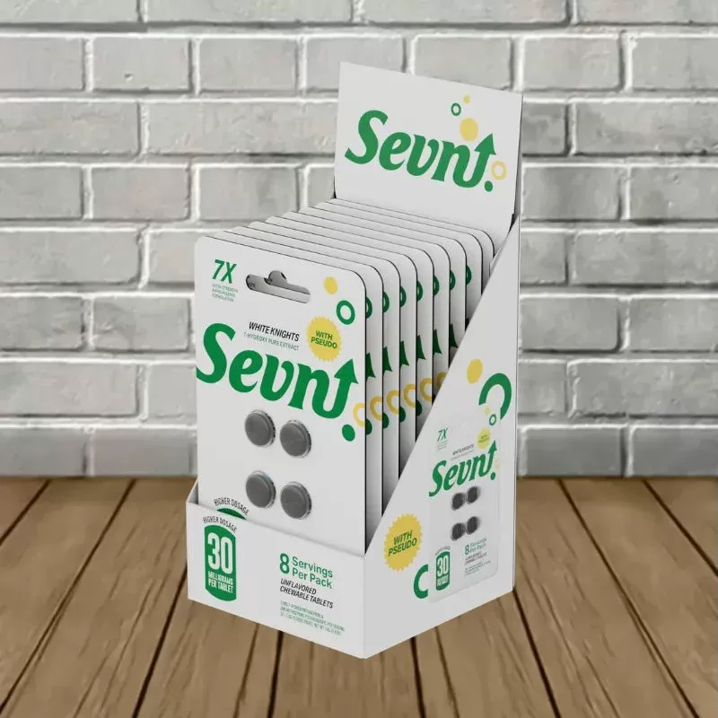 Sevn 7-Hydroxy + Pseudo 4ct Tablets Bulk Case Deal