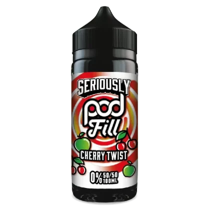 Doozy Pod Fill 100ml E-Liquid Shortfill Cherry Twist - Vape Product