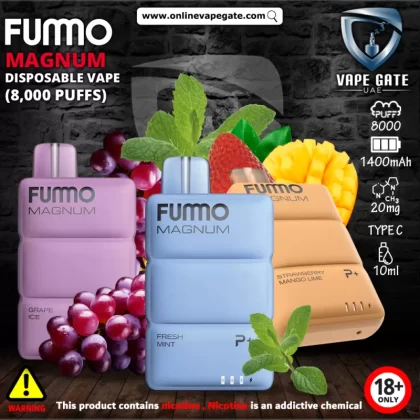 Fummo Magnum Disposable Vape (8,000 Puffs) - 20 mg / Strawberry Watermelon Gum