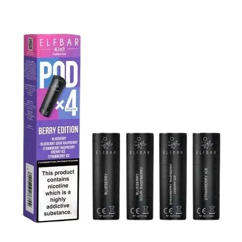 Elf Bar 4-in-1 Prefilled Pods - Ice Drinks Edition