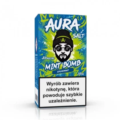 Liquid Aura Salt 20mg 10ml Mint Bomb