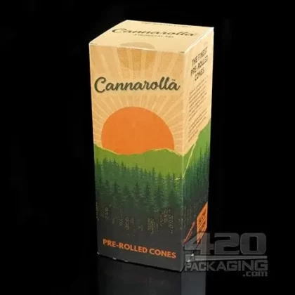 Cannarolla 84mm x 26mm Pre Rolled White Paper Cones 900/Box - Vape Store