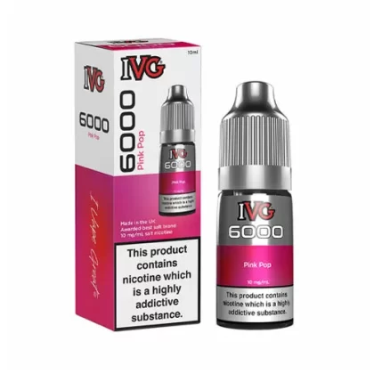 IVG 6000 Pink Pop Nic Salt - 20mg