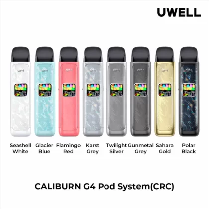 UWELL CALIBURN G4 OPEN POD KIT - Flamingo Red