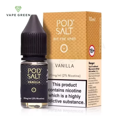 Vanilla Nic Salt E-Liquid by Pod Salt - Eliquidsupply