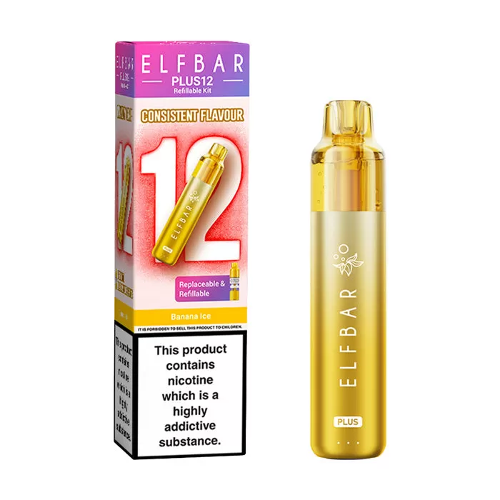 Elf Bar Plus 12 Prefilled Pod Kit - Blue Razz Lemonade - Ukecigstore - Image 2