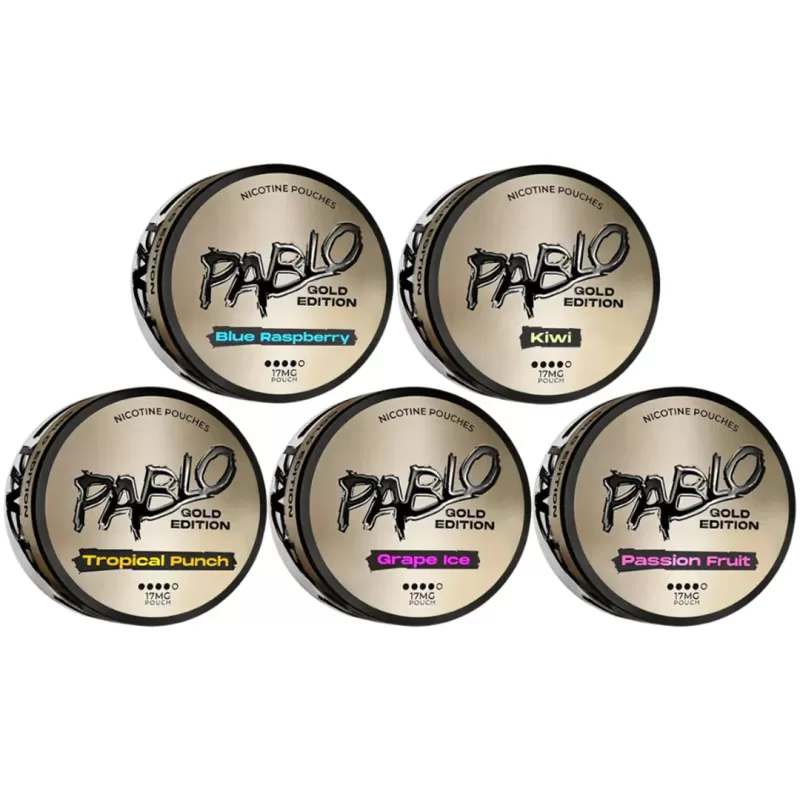 Pablo Gold Edition Nicotine Pouches - Blueberry Peach Ice