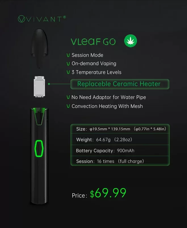 VIVANT VLEAF GO VAPORIZER