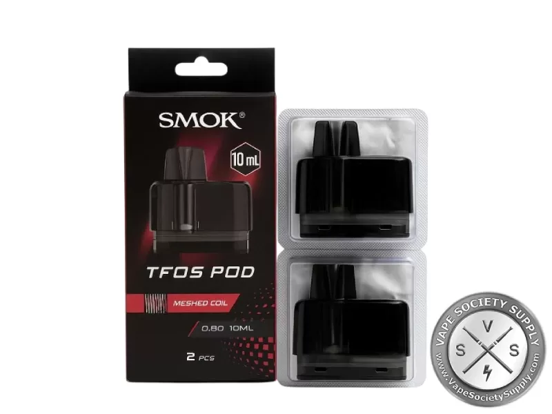 SMOK TFOS Replacement Pods - 0.6ohm, 0.8ohm