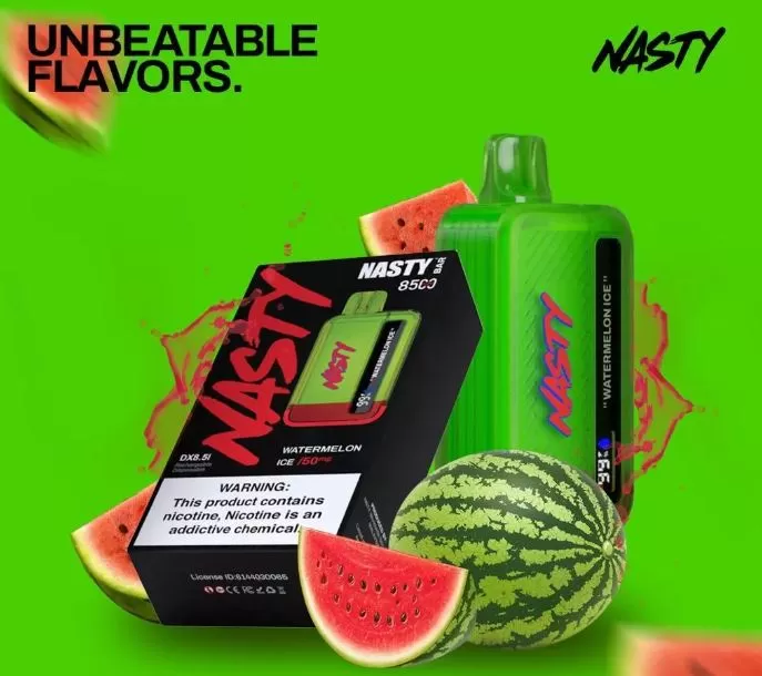 Nasty Bar Rechargeable Disposable Vape (8500 Puffs) - 50 mg / Mango Peach - Image 2