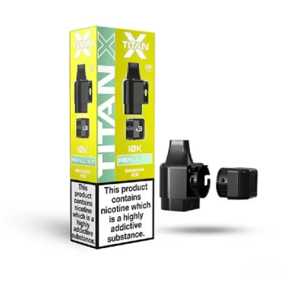 Titan X Prefilled Pod Banana Ice - Nicotine Strength#20mg (7B39E1)