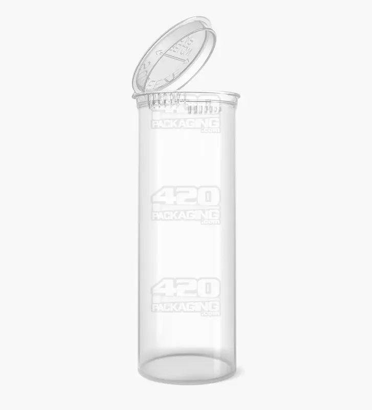 Child Resistant | Clear Pop Top Bottles | 60dr – 14g – 75 Count