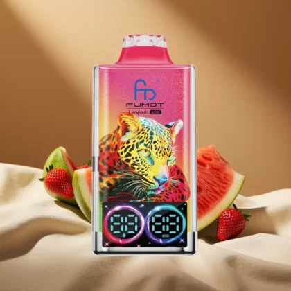 Fumot Leopard 40K Puffs Dual Mesh Disposable Vape – Strawberry Watermelon