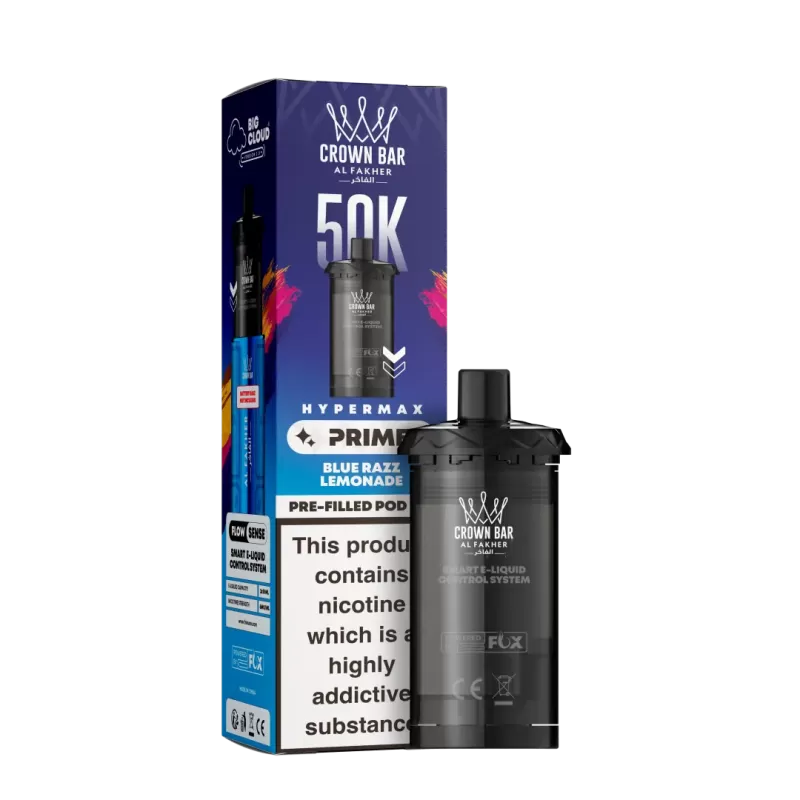 Al Fakher Hypermax Prime 50K Prefilled Pod Refills - Grape Berry - Image 2