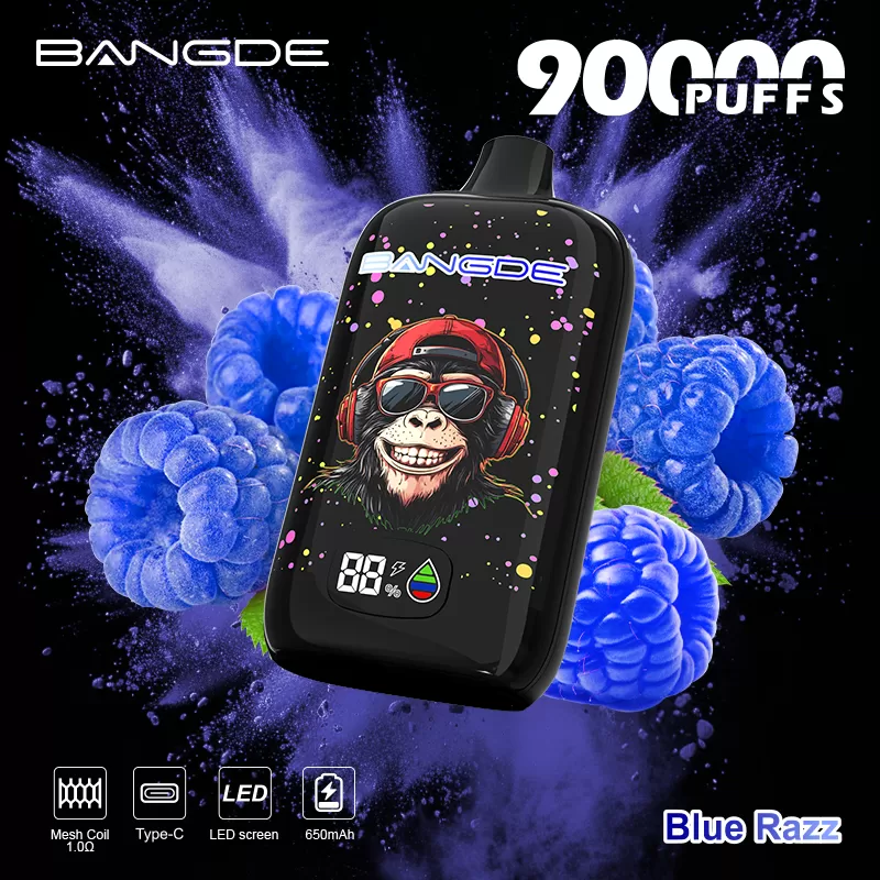 Bang DE 90K – 90K Puffs Matte Black Anti-Slip Body 0-5% Nicotine Disposable Vape - Image 3
